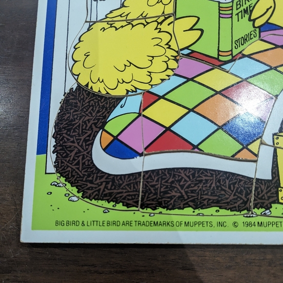 Vintage 1984 Playskool Sesame Street puzzle - Picture 9 of 9